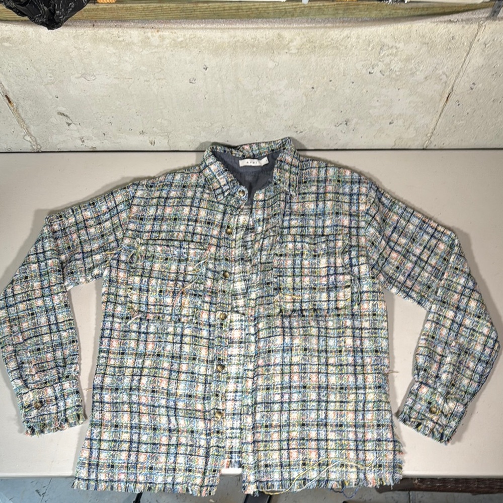 Plaid Button-Up Shirt